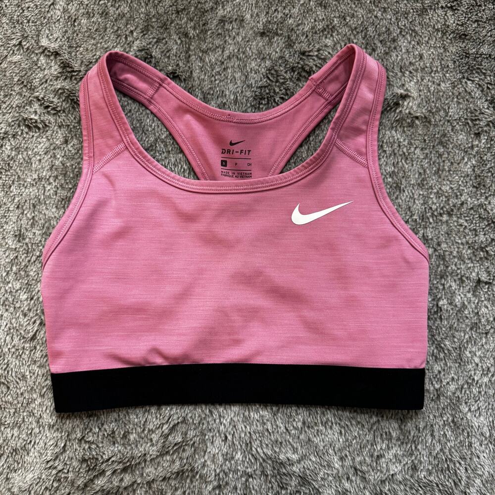 Nike Dri-Fit Sports Bra Women's Small Pink
